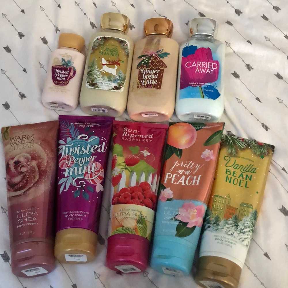Bath and body works body lotions and body cream